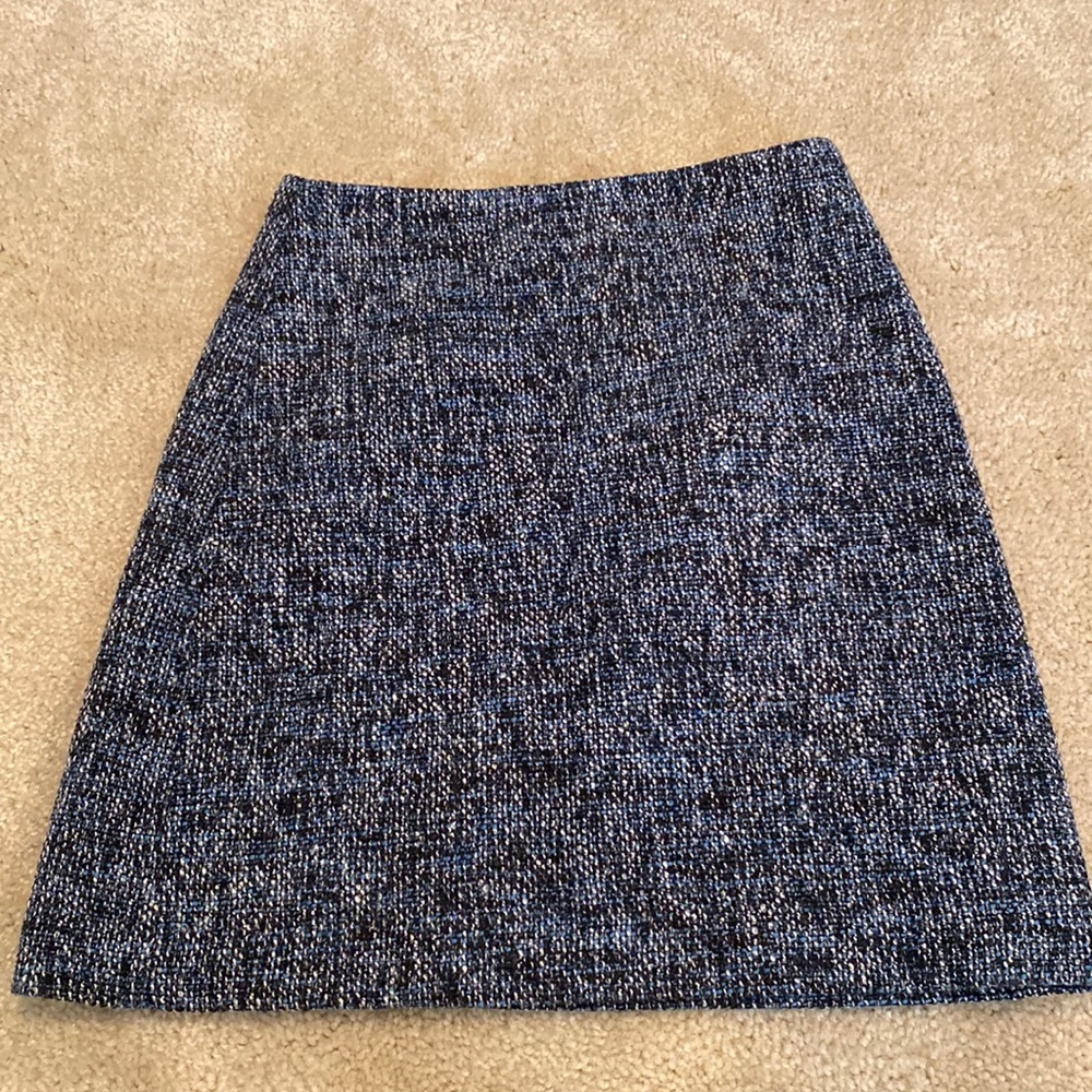 LOFT blue/black pencil skirt